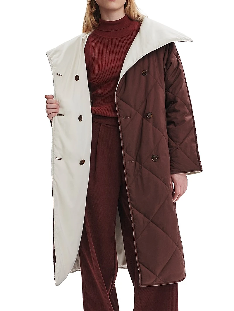 Annalise Reversible Wrap Coat