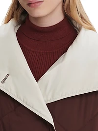 Annalise Reversible Wrap Coat