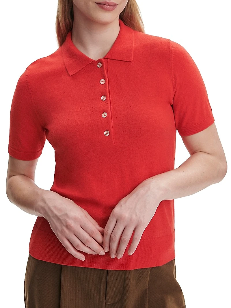 Toni Knit Polo T-Shirt