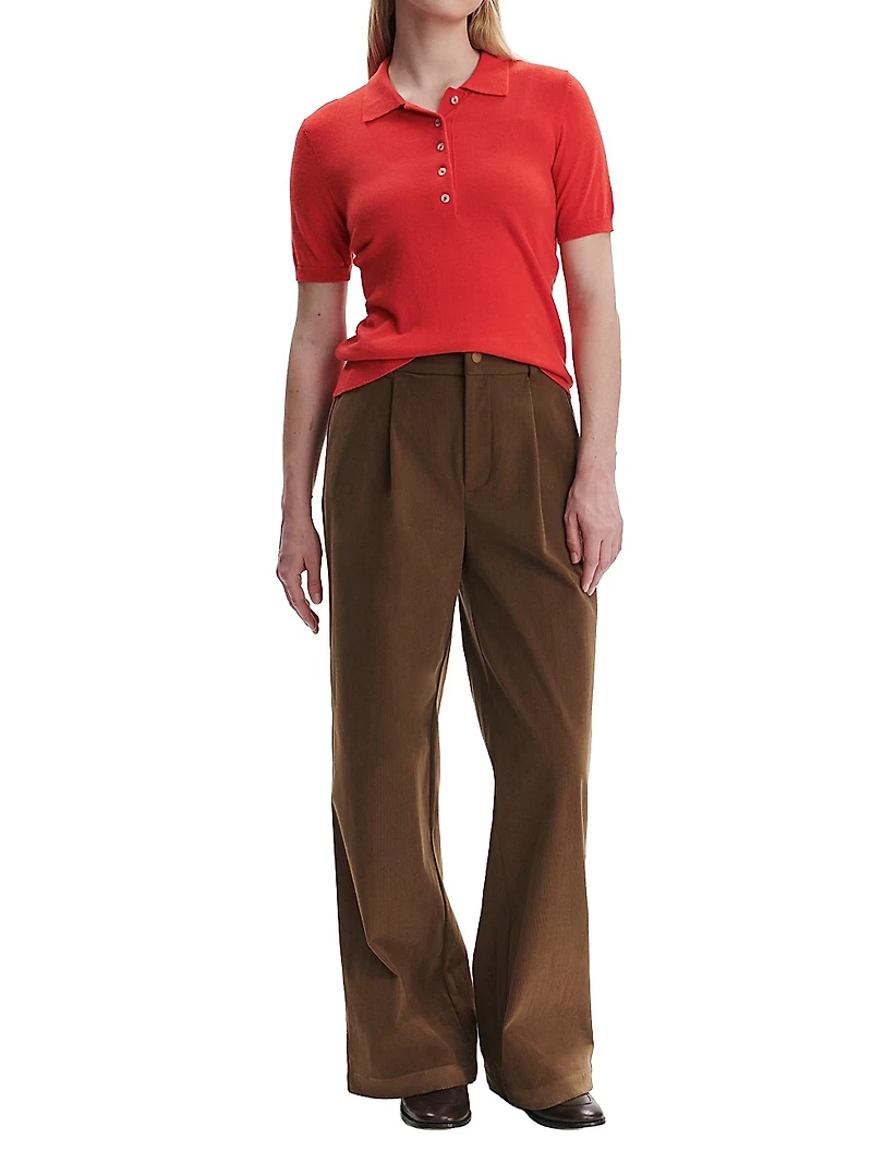Toni Knit Polo T-Shirt