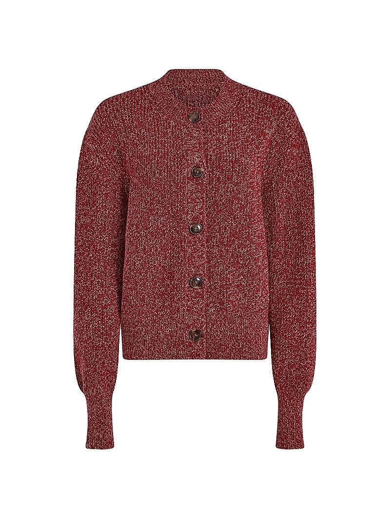 Patricia Rib-Knit Cardigan