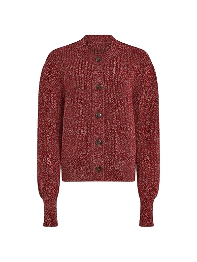 Patricia Rib-Knit Cardigan