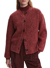 Patricia Rib-Knit Cardigan