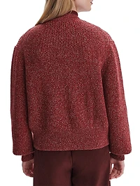 Patricia Rib-Knit Cardigan