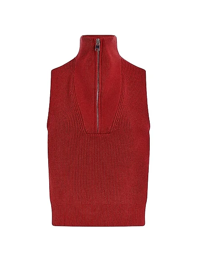 Amina Half-Zip Sweater Shell