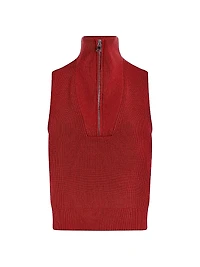 Amina Half-Zip Sweater Shell