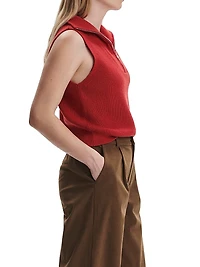 Amina Half-Zip Sweater Shell