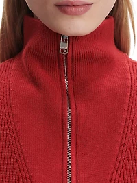 Amina Half-Zip Sweater Shell