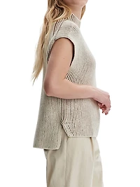 Lauren Plated Rib-Knit Tank