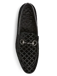 Next Horsebit Velvet Loafers