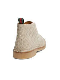 GG Suede Ankle Boots