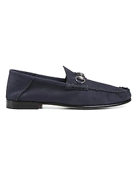 Gigi Horsebit Suede Loafers
