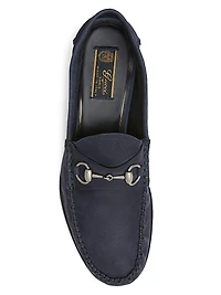 Gigi Horsebit Suede Loafers