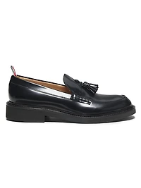 Tassel Spazzolato Leather Loafers