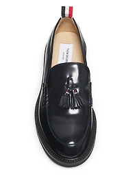 Tassel Spazzolato Leather Loafers