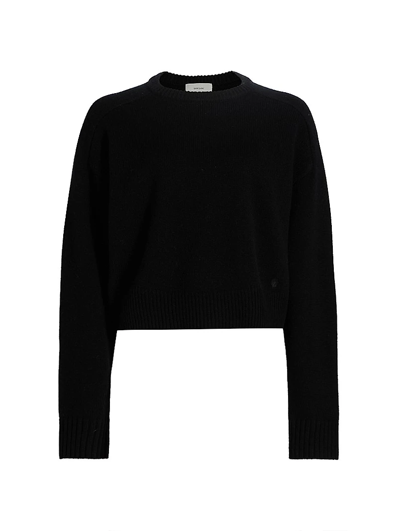Bruzzi Cropped Wool-Cashmere Sweater