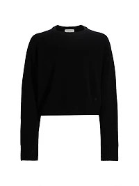 Bruzzi Cropped Wool-Cashmere Sweater