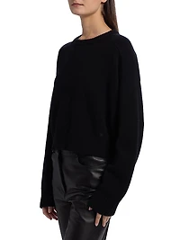 Bruzzi Cropped Wool-Cashmere Sweater