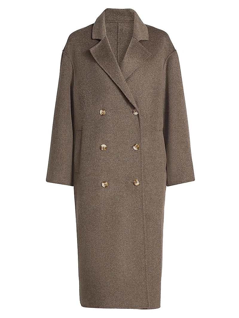 Borneo Double-Breasted Long Coat