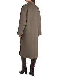 Borneo Double-Breasted Long Coat