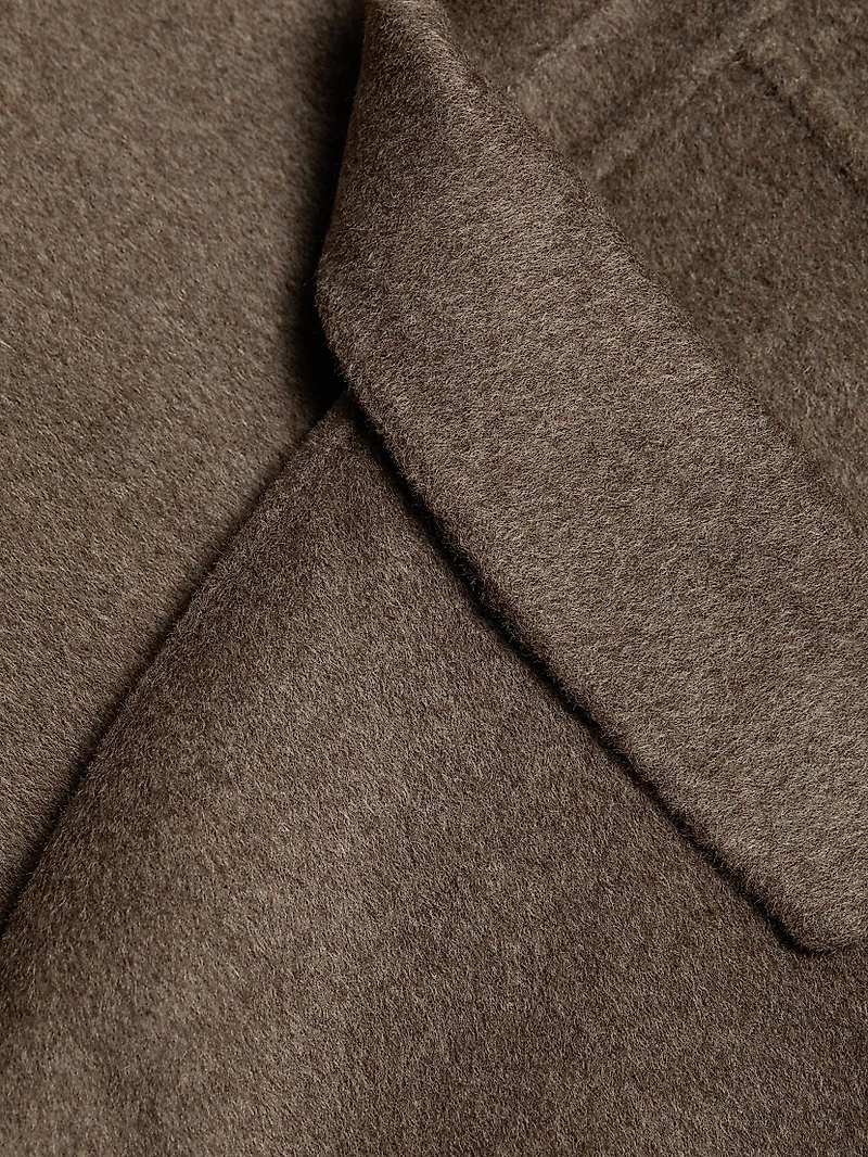 Borneo Double-Breasted Long Coat