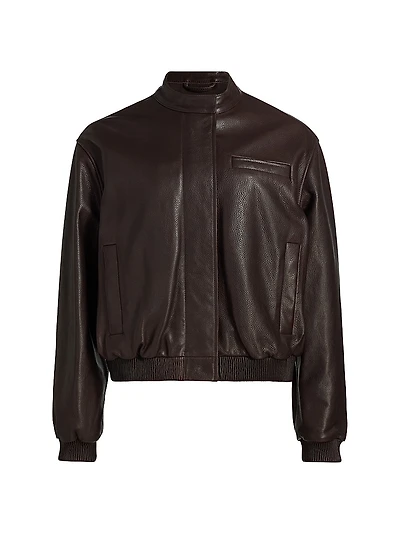 Marlow Leather Bomber Jacket