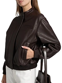 Marlow Leather Bomber Jacket