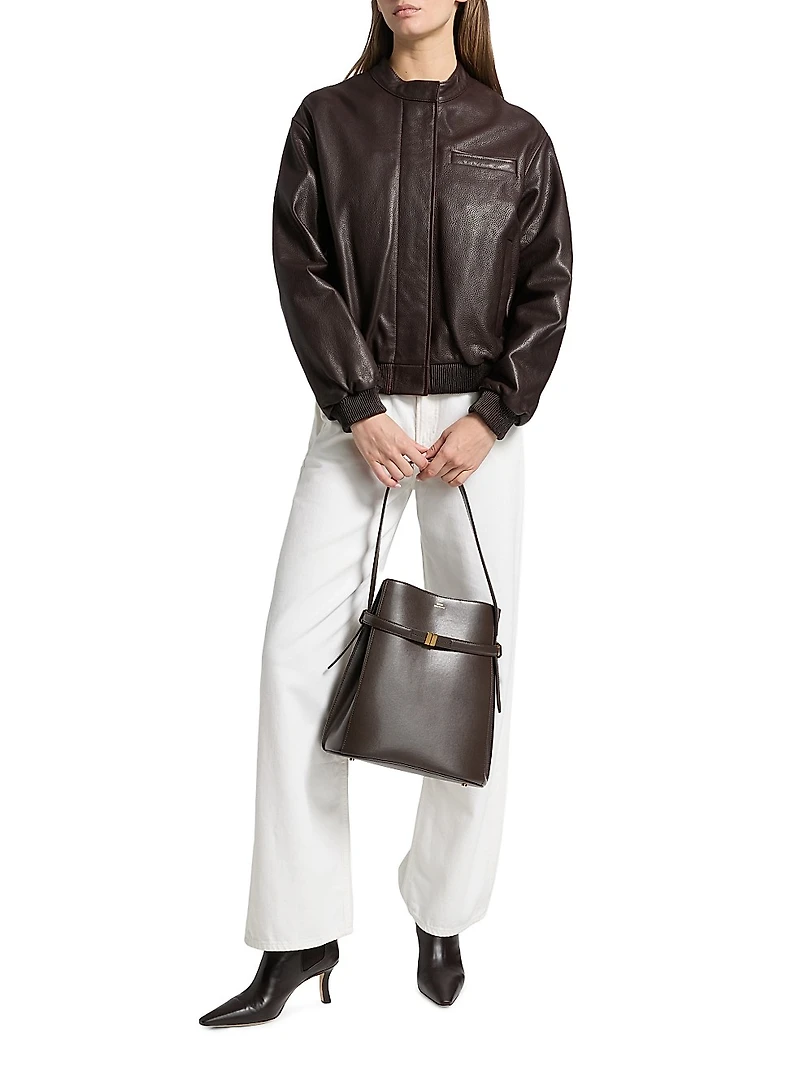 Marlow Leather Bomber Jacket