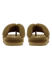 Hilary Suede Flip Flops