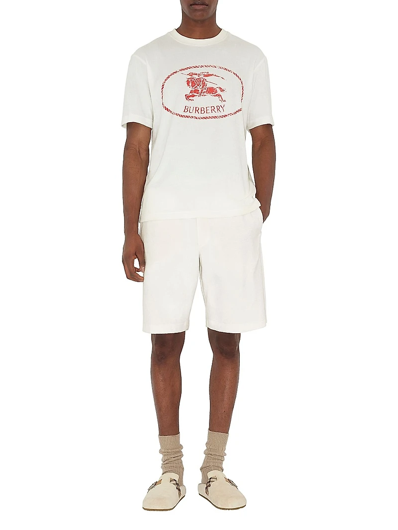 Logo Graphic Cotton-Blend T-Shirt