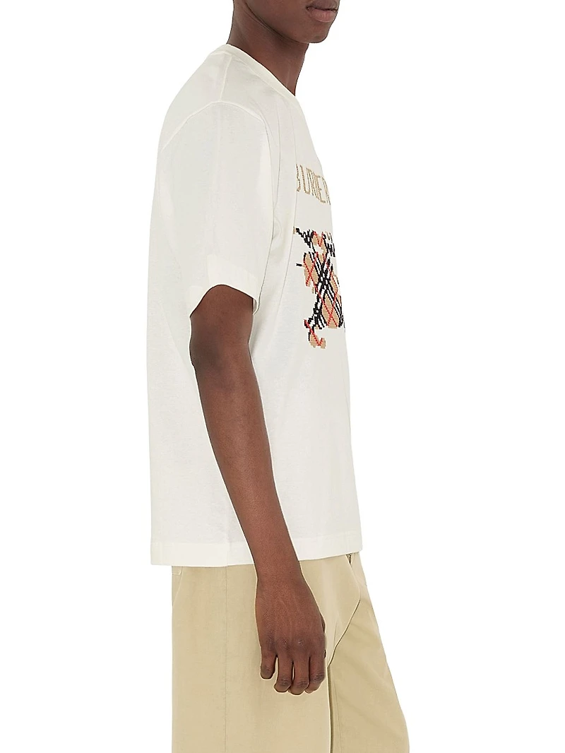 Ryan Cross-Stitch EKD Cotton T-Shirt