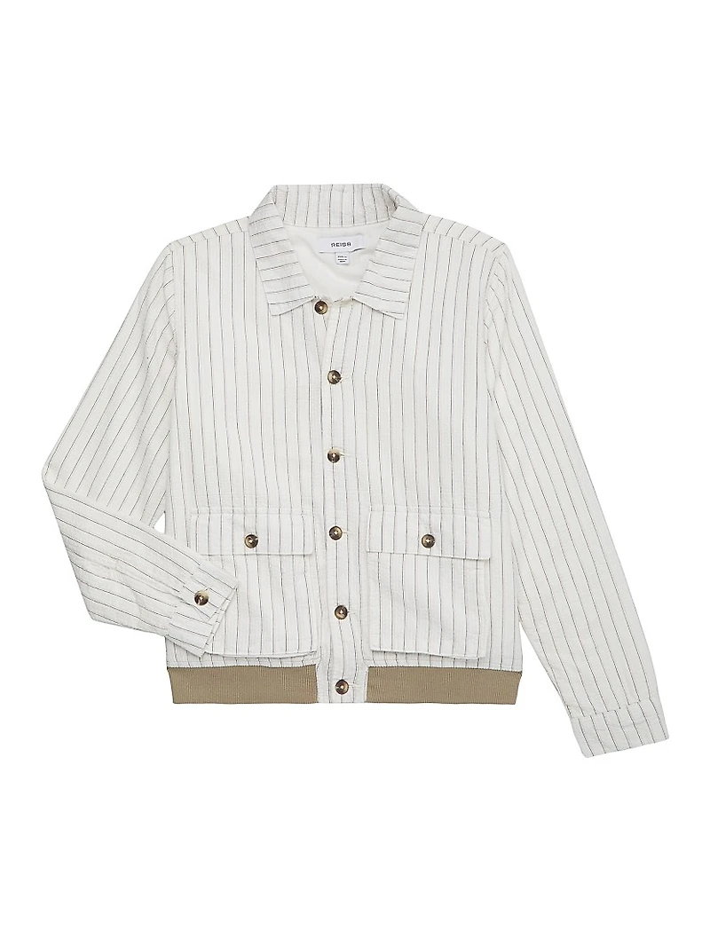 Little Boy's & Easton Jr. Striped Jacket
