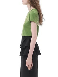 Printed Cotton T-Shirt