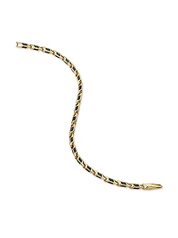 Streamline Faceted Chain Bracelet 18K Yellow Gold