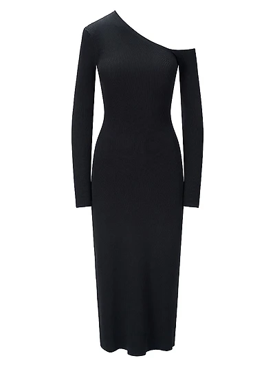 Lois One-Shoulder Sheath Dress