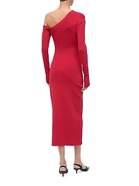 Lois One-Shoulder Sheath Dress