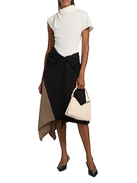 Davina Asymmetric Midi-Dress
