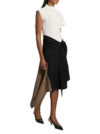 Davina Asymmetric Midi-Dress