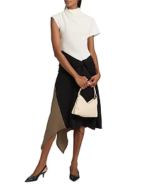 Davina Asymmetric Midi-Dress