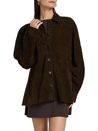 Josette Suede Shirt Jacket