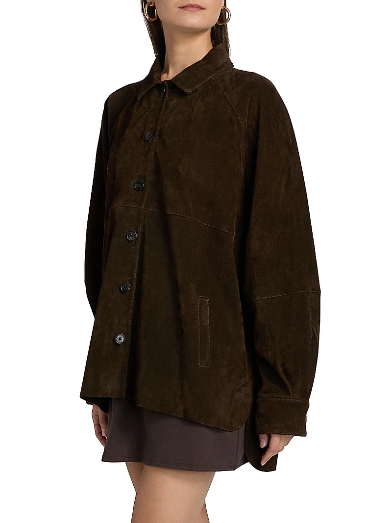 Josette Suede Shirt Jacket
