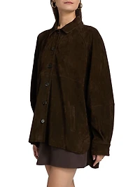 Josette Suede Shirt Jacket