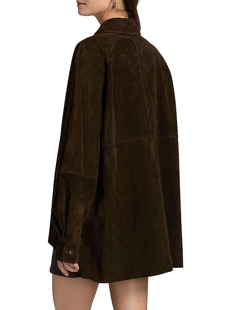 Josette Suede Shirt Jacket