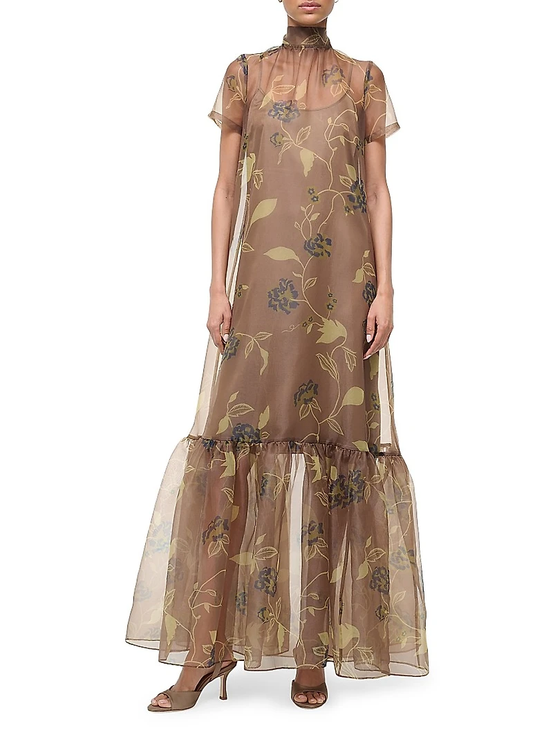 Calluna Floral Organza Gown