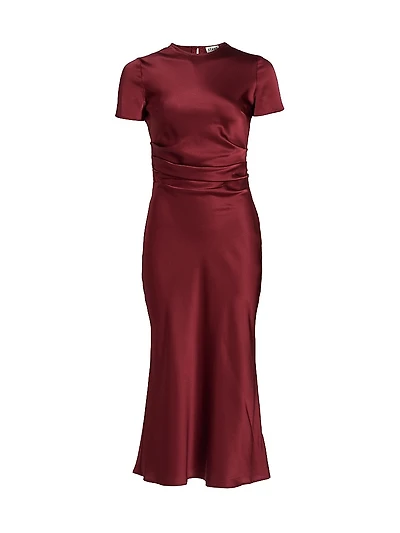 Marcel Silk Midi-Dress