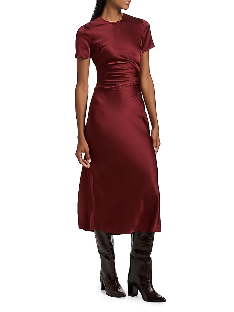Marcel Silk Midi-Dress