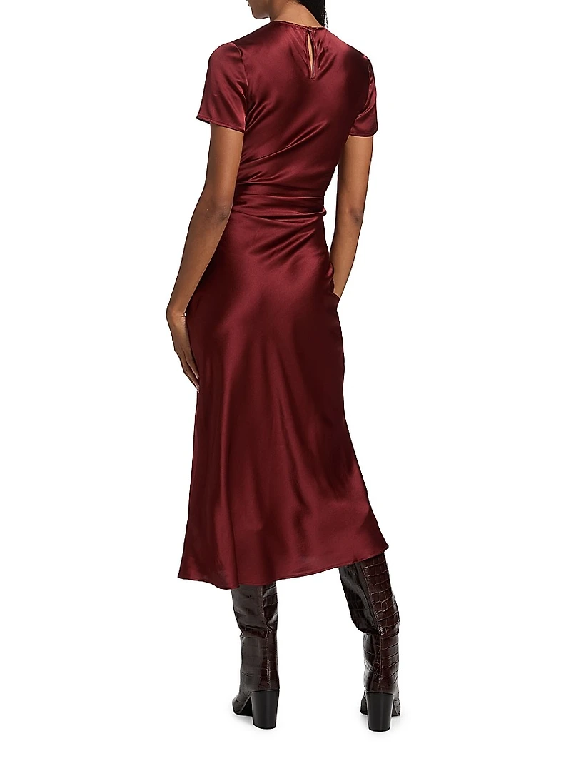 Marcel Silk Midi-Dress