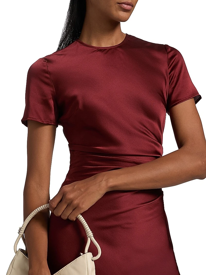 Marcel Silk Midi-Dress