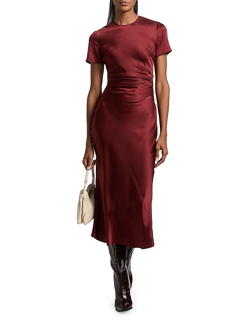 Marcel Silk Midi-Dress