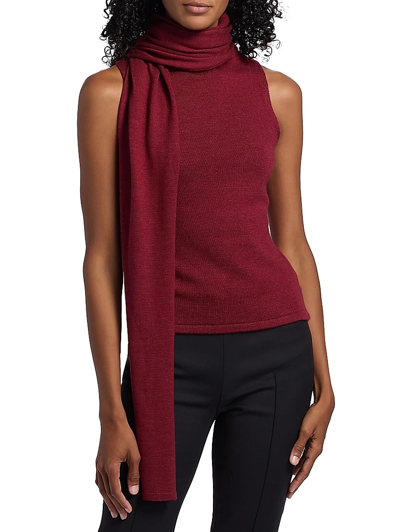 Canal Knit Scarf Top